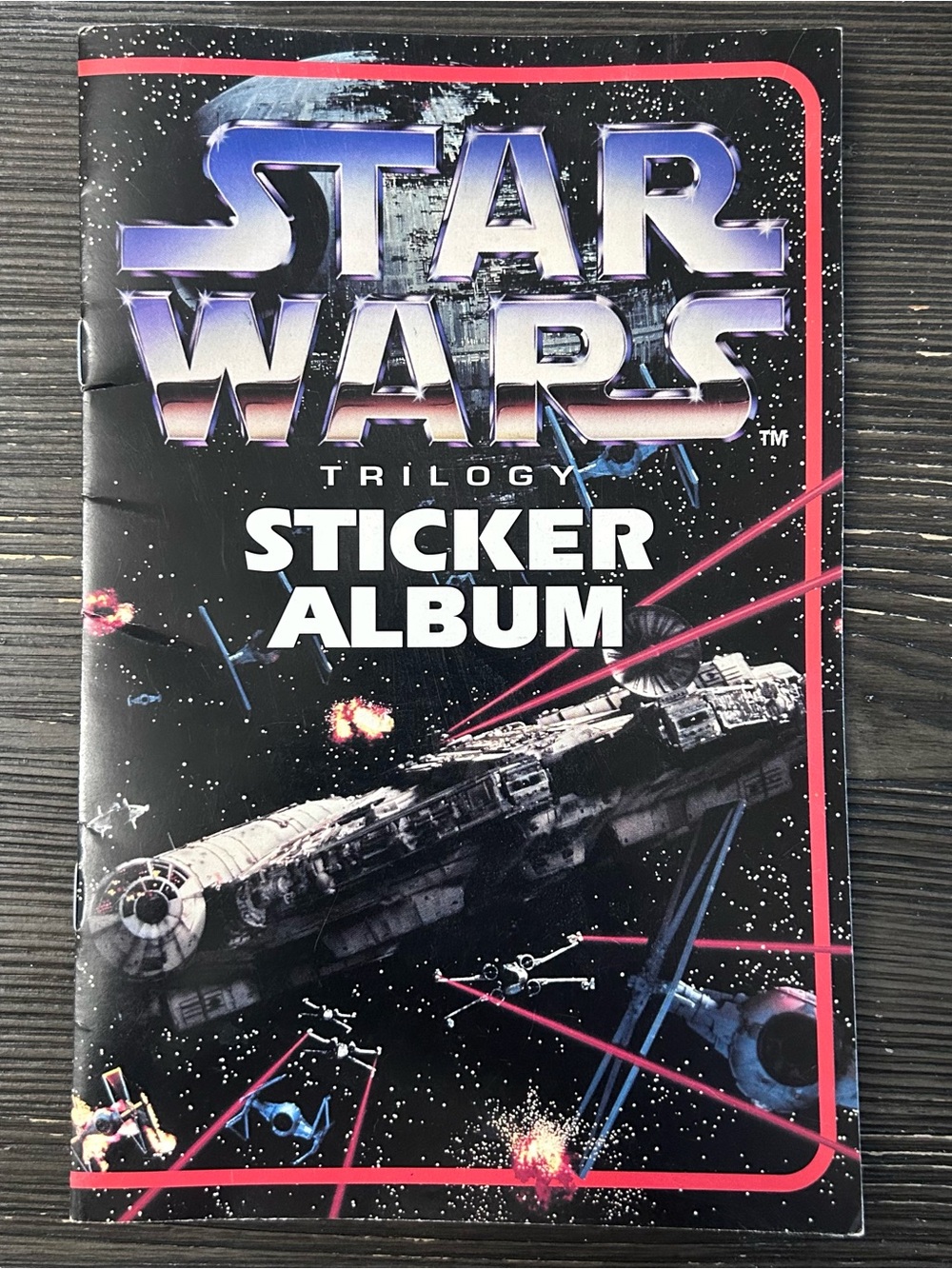 RoseArt Star Wars Trilogy Sticker Album 1996 Vintage Empty, 0 Stickers